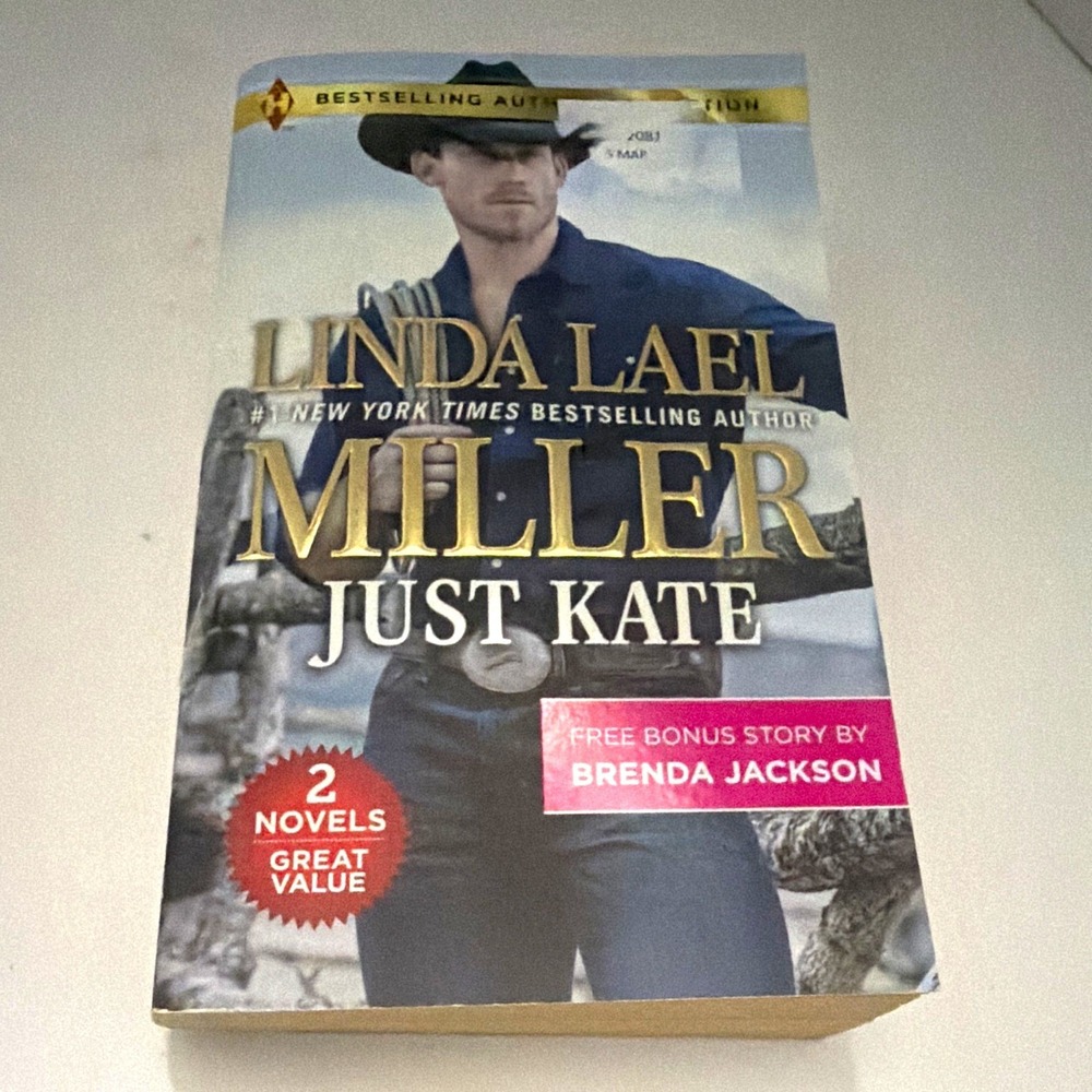 Just Kate Linda Lael Miller Brenda Jackson Harlequin 2 Novels Romance Paperback